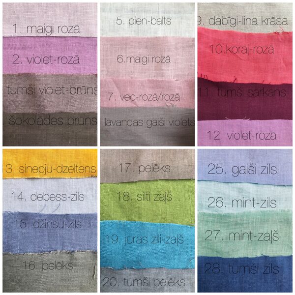 Flat linen sheets(single)